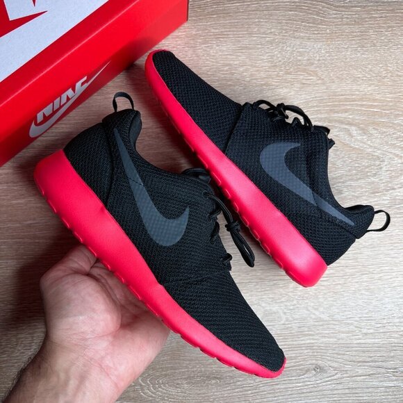 Nike Roshe Run Anthracite Siren Red - Picture 4 of 12
